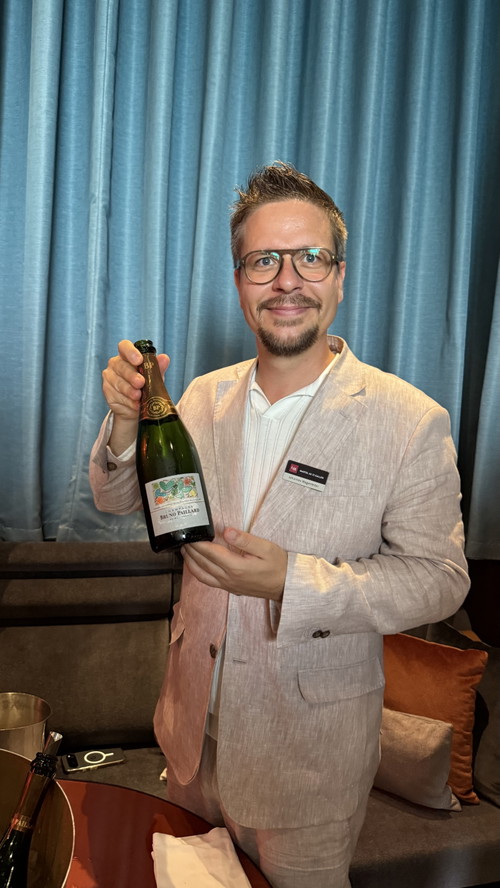 Johannes Wagenleiter von Martel Weine mit Bruno Paillard