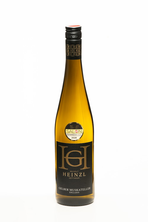 Sieger SALON Österreich Wein 2026: Weingut Heinzl-Gettinger | Deinzendorf | Gelber Muskateller Exclusiv 2025
