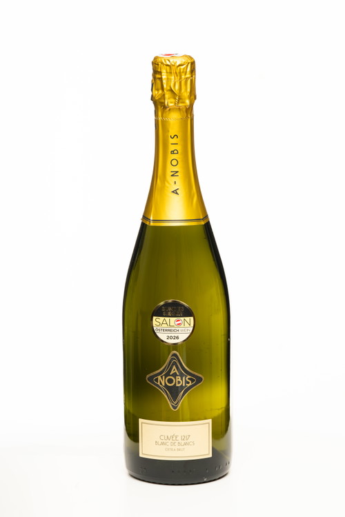 Sieger SALON Österreich Wein 2026: A-NOBIS Sektkellerei Norbert Szigeti | Gols | Cuvée 1217 Blanc de Blancs extra Brut Sekt 2020