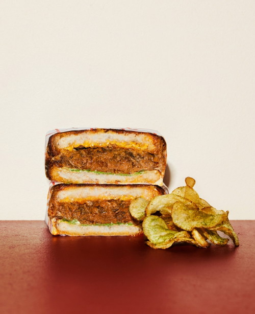 Pork neck sandwich
