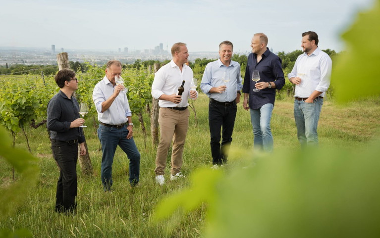 Josef Wimmer-Schmidt, Fritz Wieninger, Michael Edelmoser, Thomas Podsednik, Rainer Christ und Thomas Huber