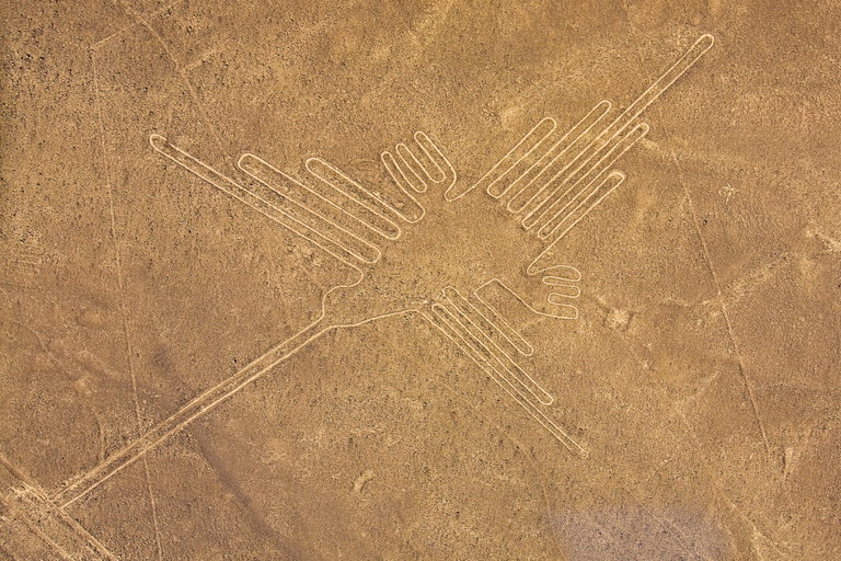Berühmte Scharrbilder sind nur aus der Luft erkenntlich