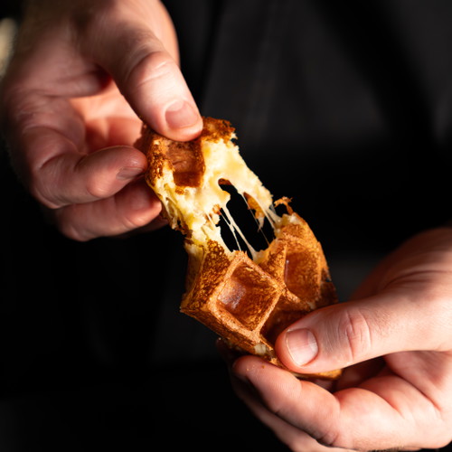 Raclette waffle