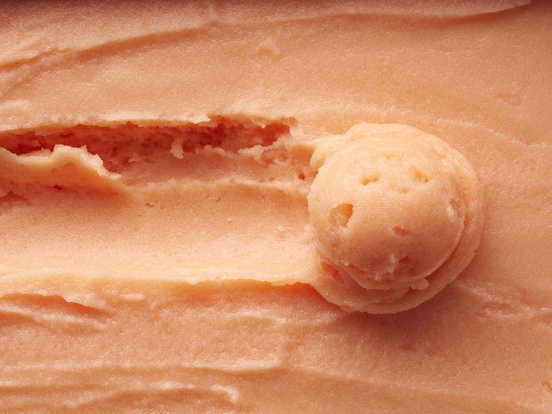Ein Grapefruit-Sorbet