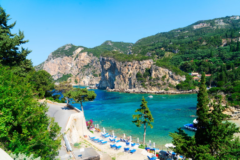 Paleokastritsa Beach, Griechenland