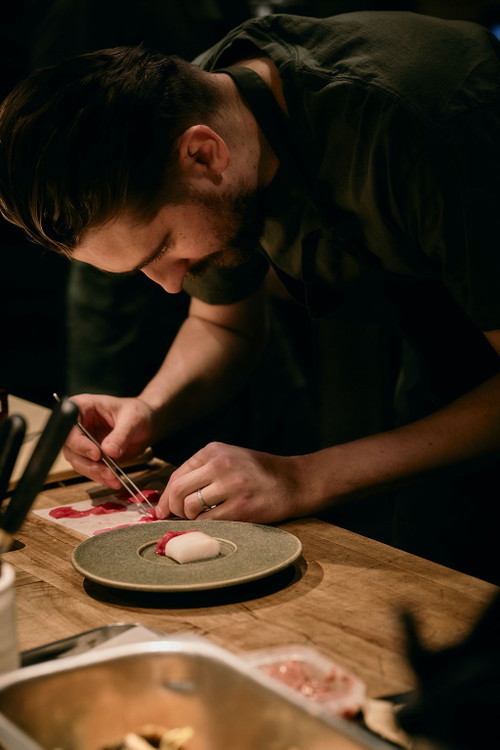 Chef and co-owner Harrison Cheney