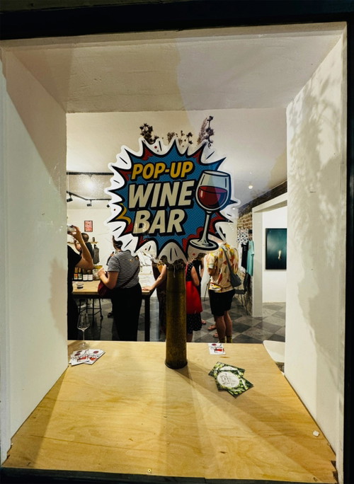Impressionen des letzten Wine Bar Pop-up in Wien