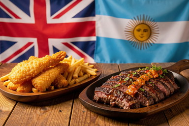 Argentinien vs. England: Welche Küche hat die besseren Klassiker?