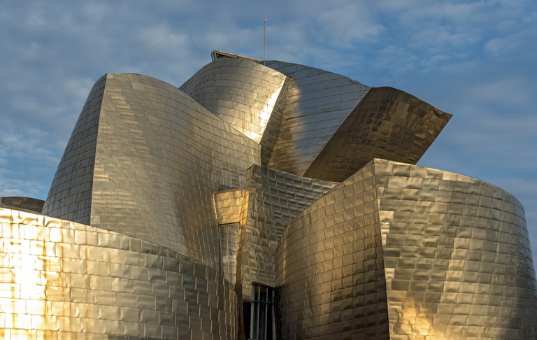 Das Guggenheim-Museum in Bilbao, Spanien