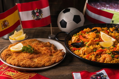 Spanien gegen Österreich: Wer gewinnt auf dem Teller?