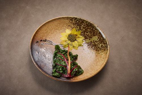 George Papazacharias, Wagyu Picanha, Mangold, Kaviar, Fenchel, Feige