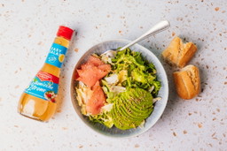 Schnelle Salat Bowl mit Lachs
