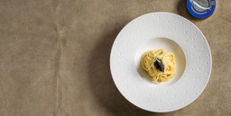 Spaghetti al Limone mit Grüll Kaviar