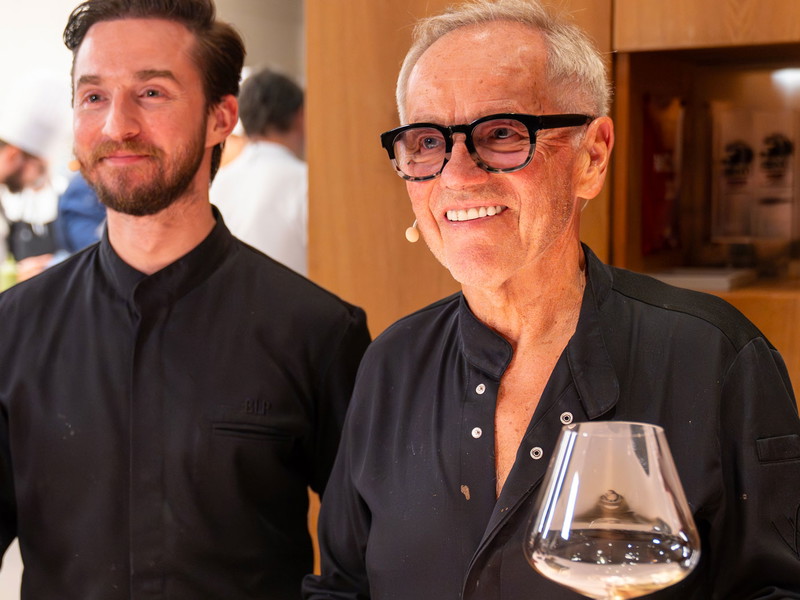 Wolfgang Puck mit Sohn Byron © Kiril Lialin