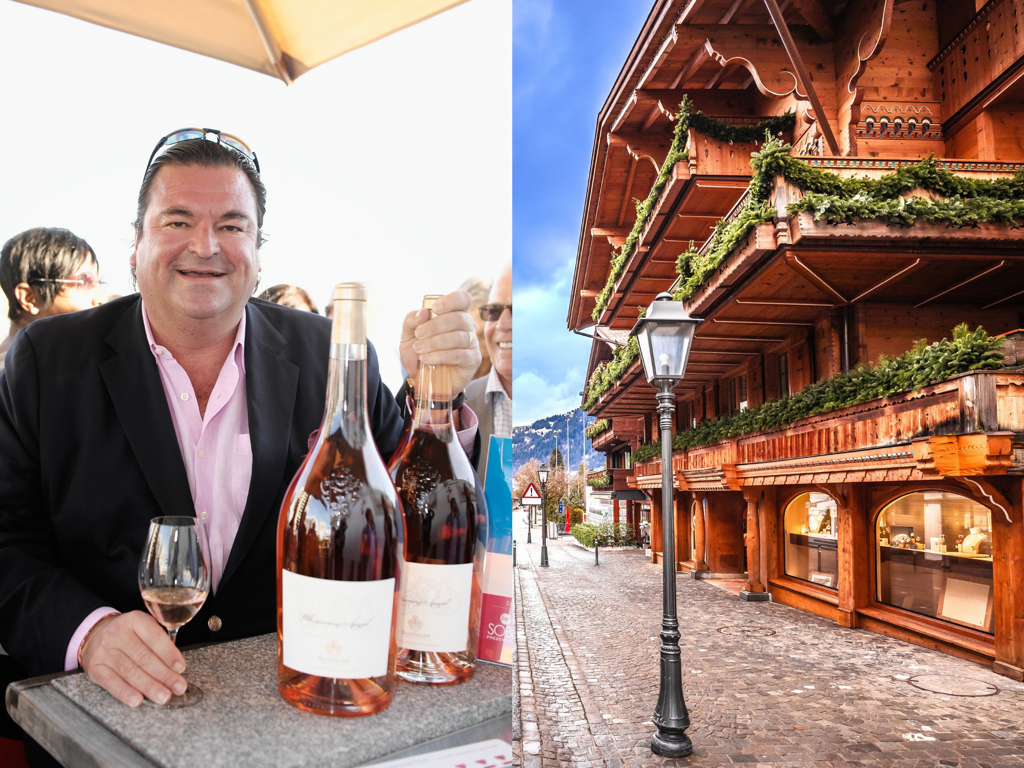 Links: Sacha Lichine, rechts: Gstaad