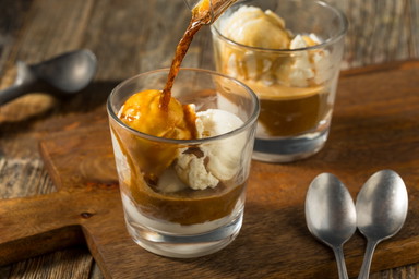 Affogato: Wenn Espresso auf Vanilleeis trifft