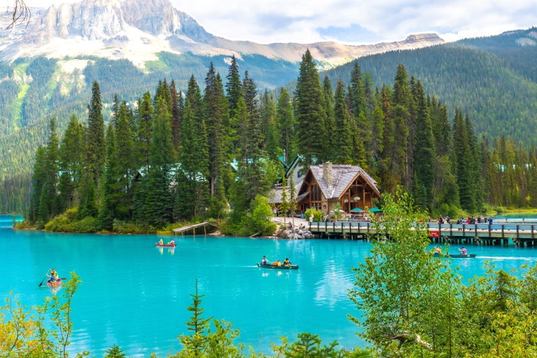 Beliebtes Ziel von Auswandernden: Kanada. Hier: Banff Nationalpark, Alberta
