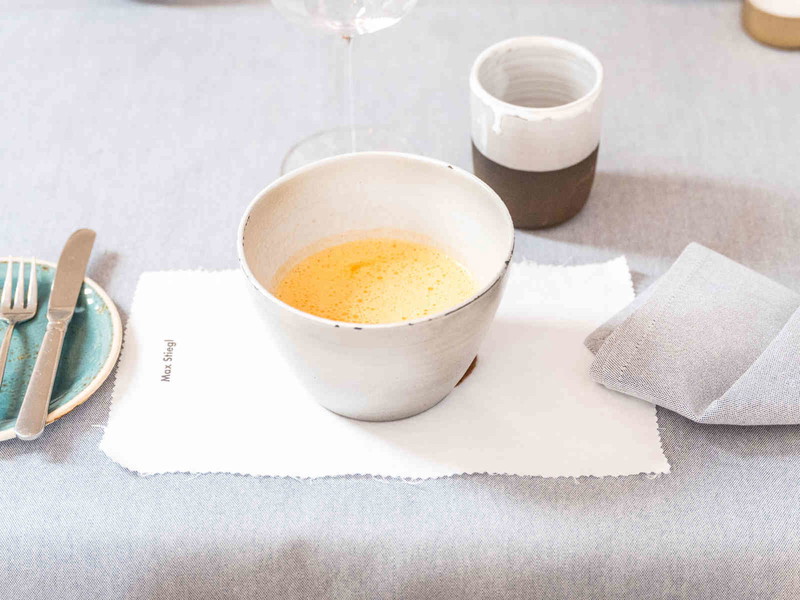 Die pannonische Fischsuppe von Stiegl.