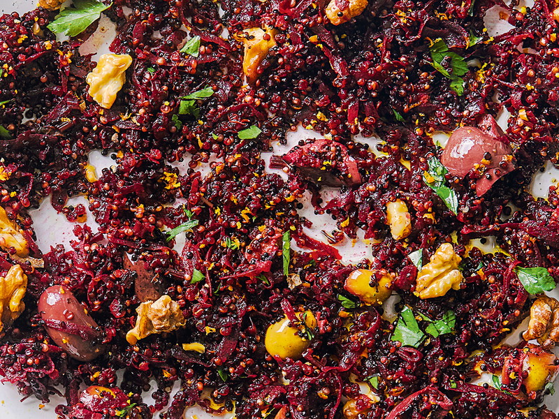 Quinoa with Beetroot