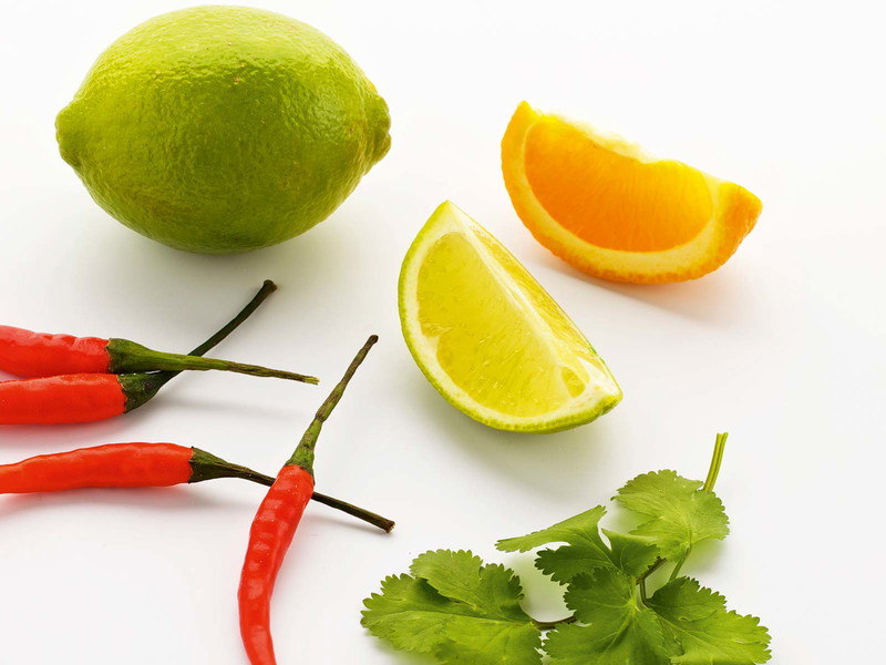 Ingredients for marinating the fish.