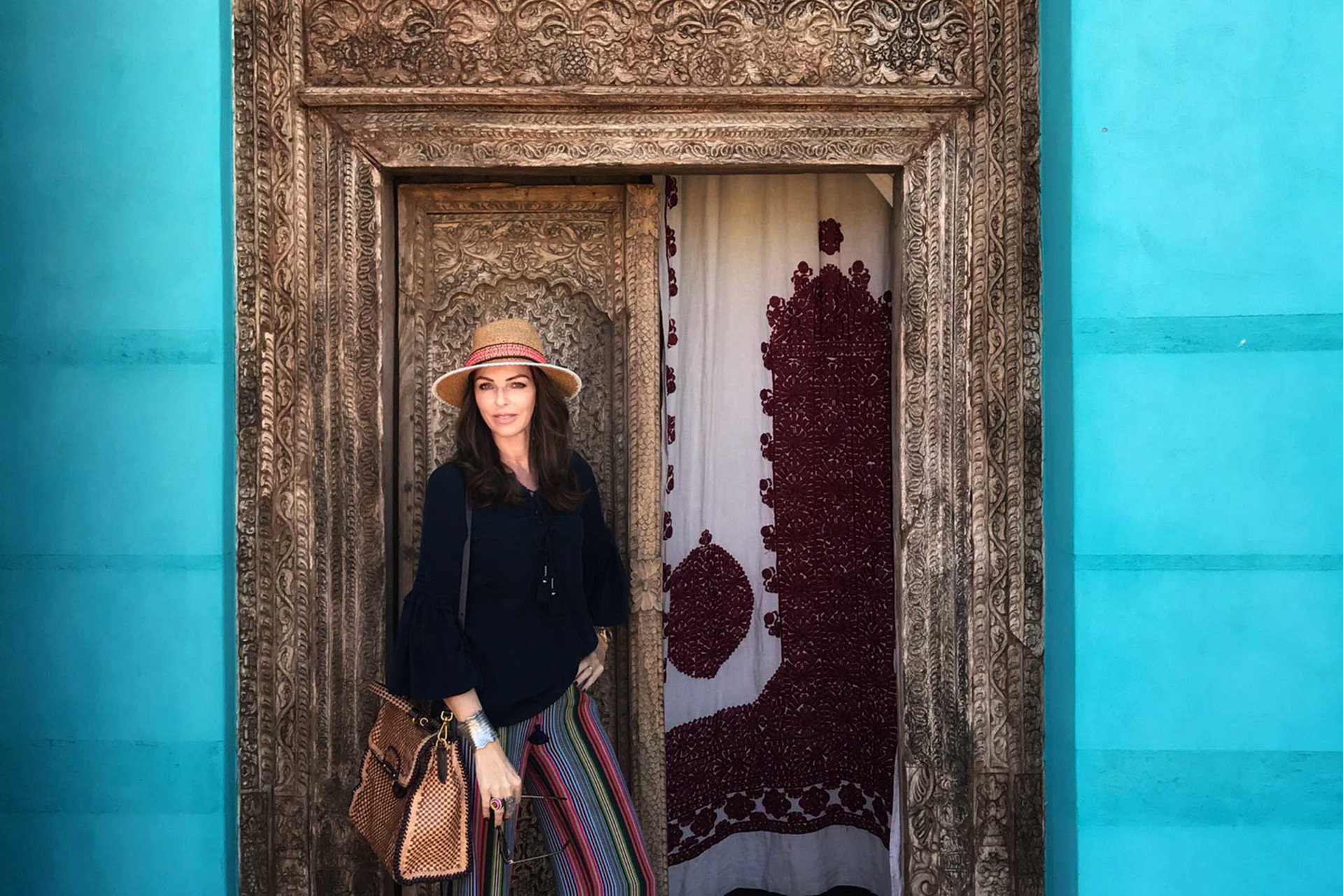 Angelika Rosam unterwegs in der Medina, der Altstadt von Marrakesch.&nbsp;