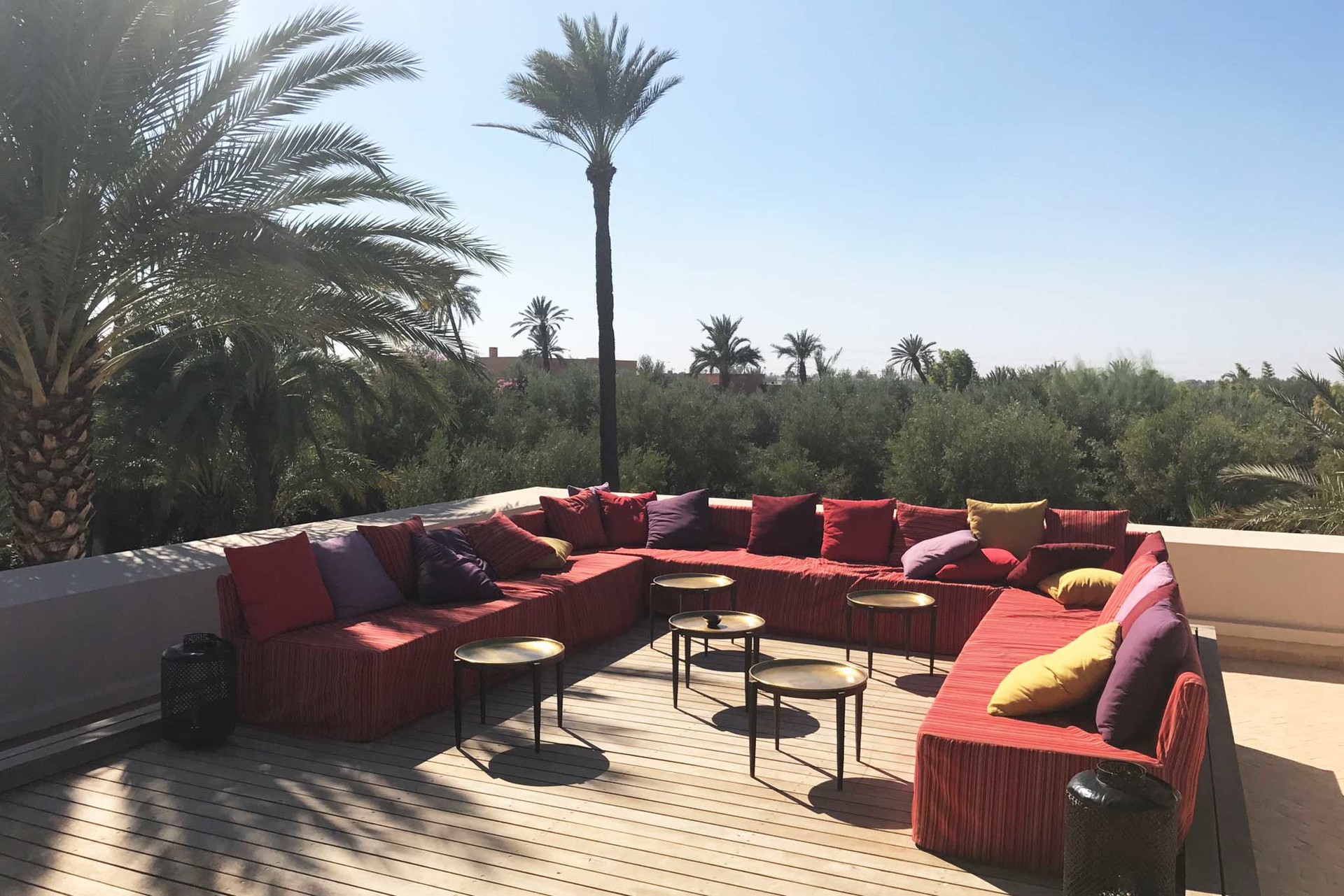 Der Ausblick von der privaten »Villa Serout Jenna« in Marrakesch.&nbsp;