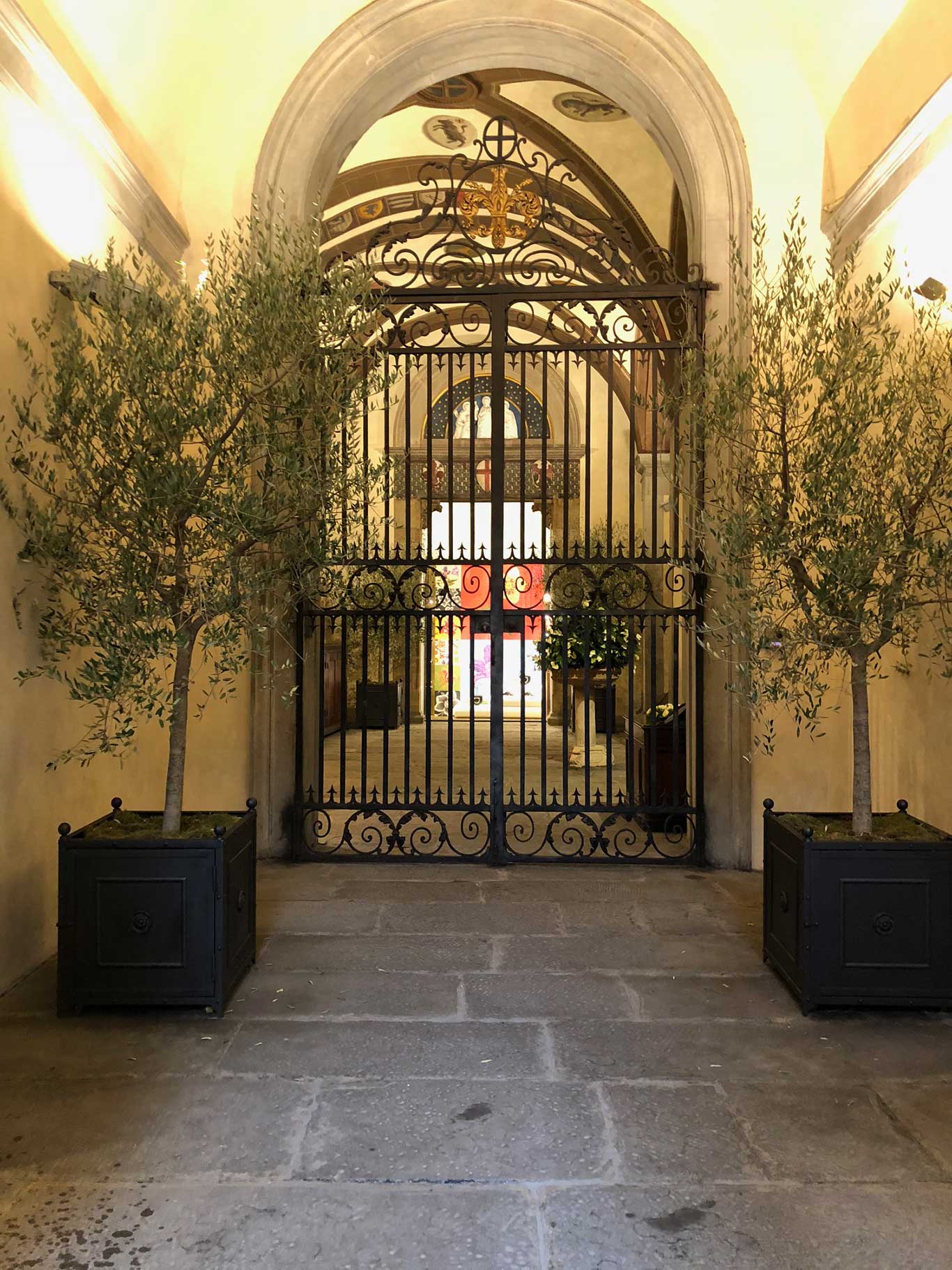 Der Weg zum »Salvatore Ferragamo Museum«&nbsp;führt durch einen typisch italienischen Innen-Hof.&nbsp;