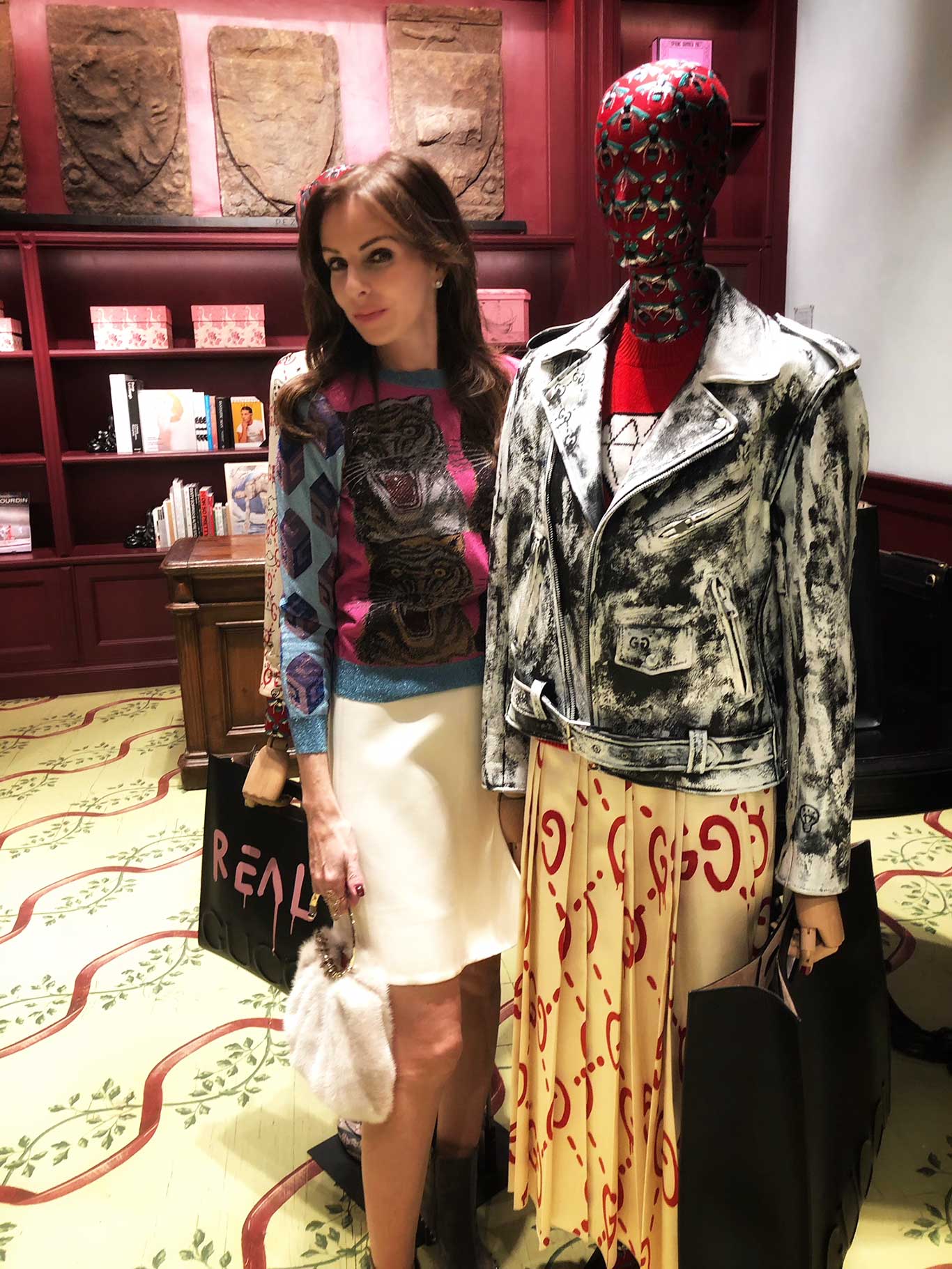 Angelika Rosam im Gucci Museum.&nbsp;