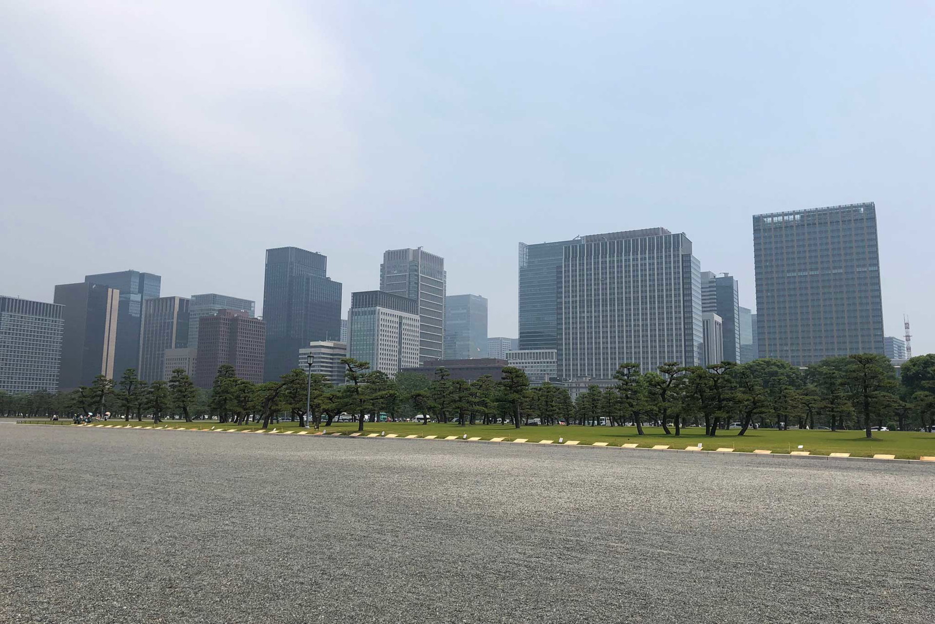 Die Skyline von Tokio.