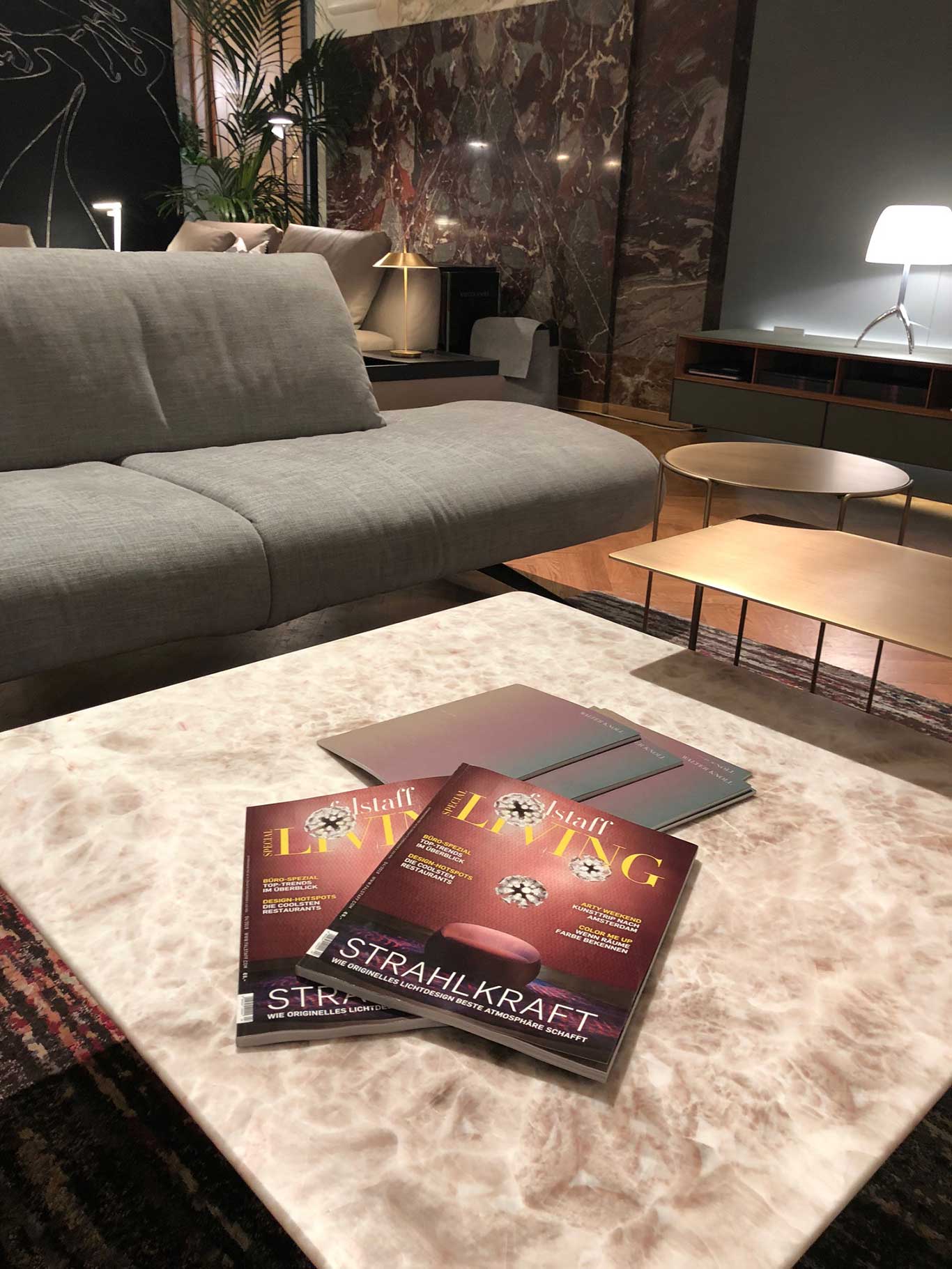 Zwei Interior-Profis vereint: Falsatff LIVING @&nbsp;Walter Knoll – Grünbeck .