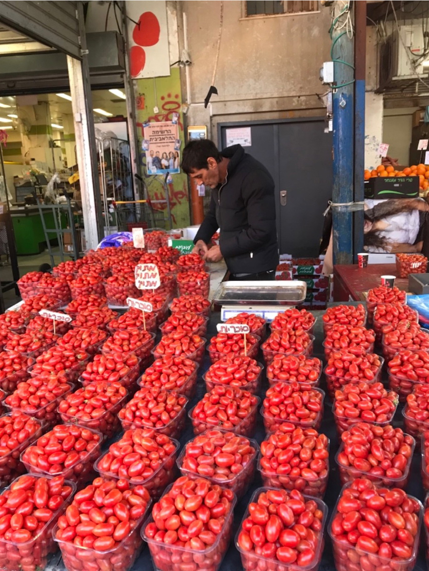 Carmel Market in Tel Aviv.&nbsp;