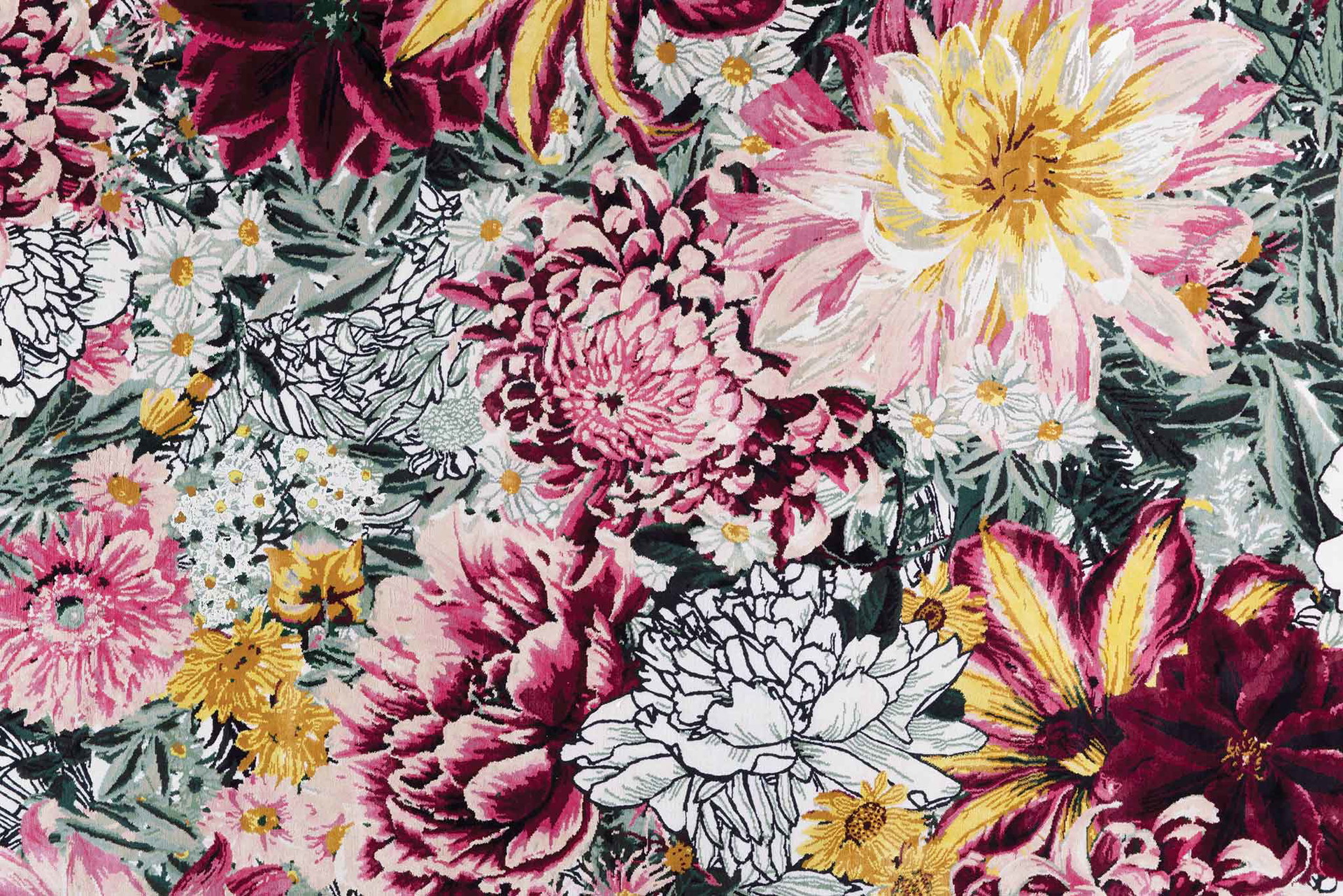 Teppichmodell »Botanical Paradise« aus der aktuellen Kooperation. therugcompany.com