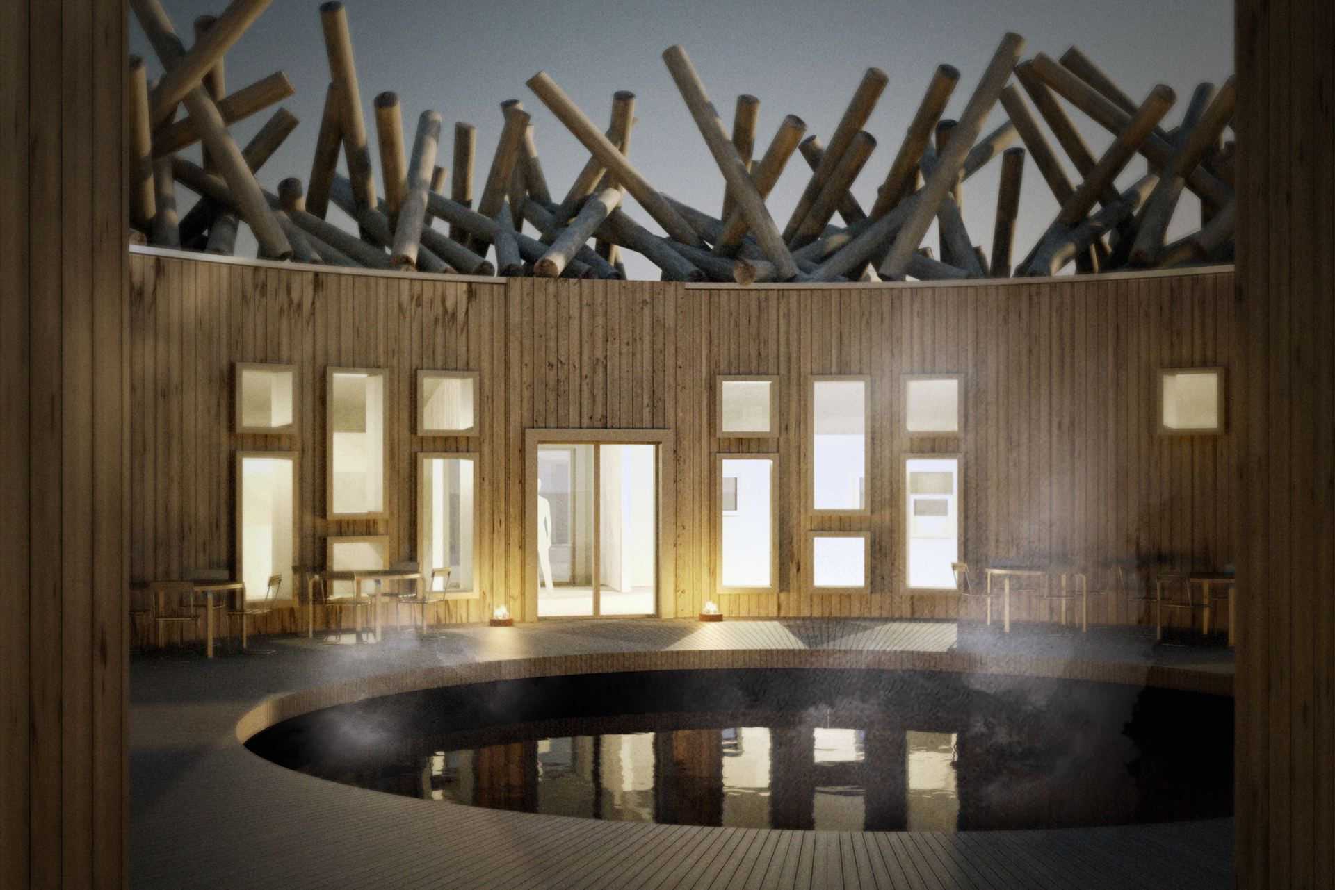 Architektur Das »Arctic Bath Resort« wurde von den Architekten Bertil Harström, Johan Kauppi und Annkathrin Lundqvist designt. Das Besondere? Teile des Hotels befinden sich treibend auf dem Fluss Lule älv inmitten Lapplands faszinierender Natur.&nbsp;Bei der Umsetzung des Projekts wurden vorwiegend lokale Baustoffe verwendet. Der Fluss speist das Spa mit Strom aus ­Wasserkraft.&nbsp;