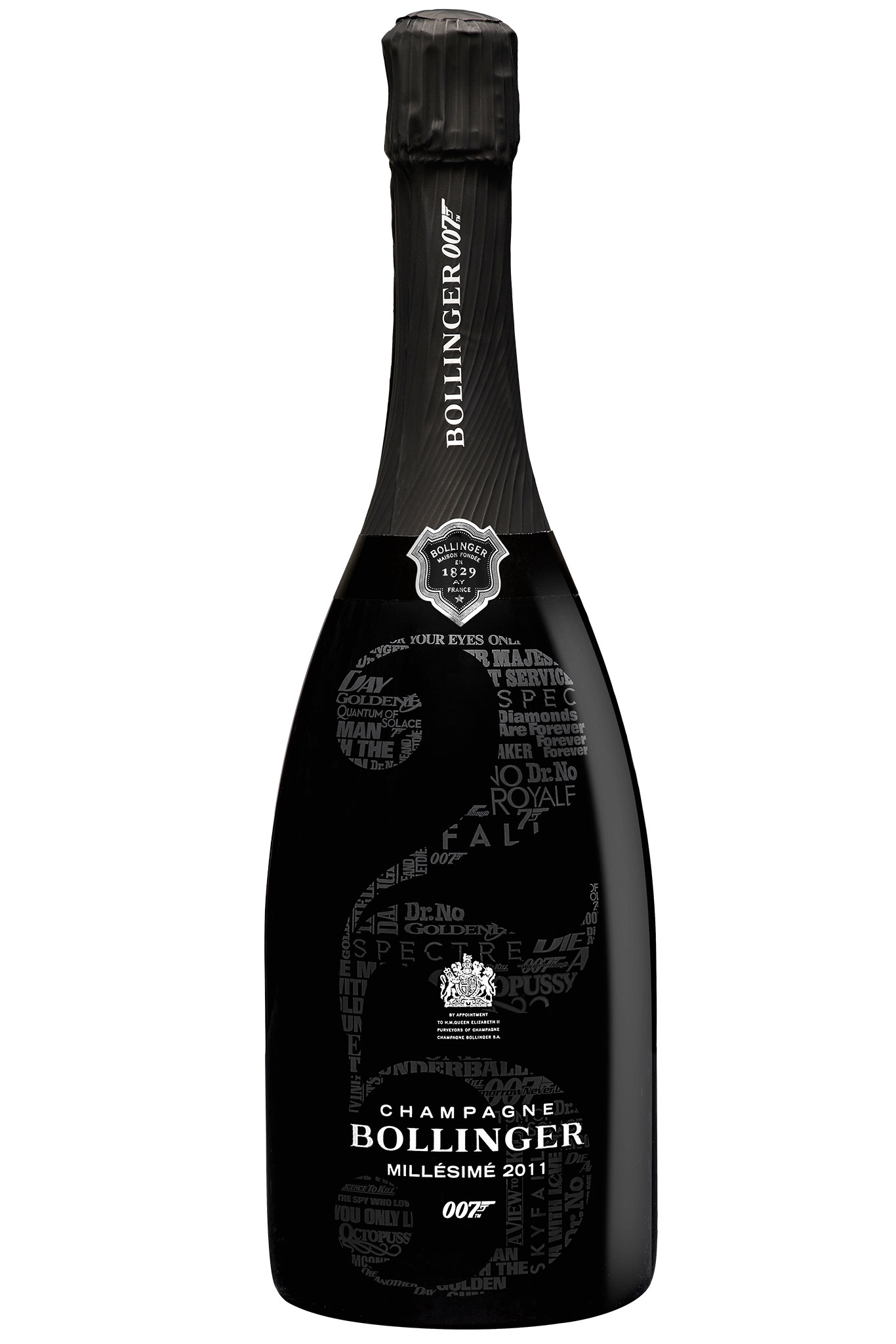 Zum Kinostart von »No Time To Die«,&nbsp;hat das Haus Bollinger zu Ehren von 007 einen Wein in begrenzter Auflage kreiert.&nbsp;Die Zahl »25«, zusammengestellt aus den Titelnvergangener Filme, ziert die pechschwarze 75-cl-Flasche und ist ebenfalls in das Glas der Holzkiste eingraviert.&nbsp; kateandkon.com