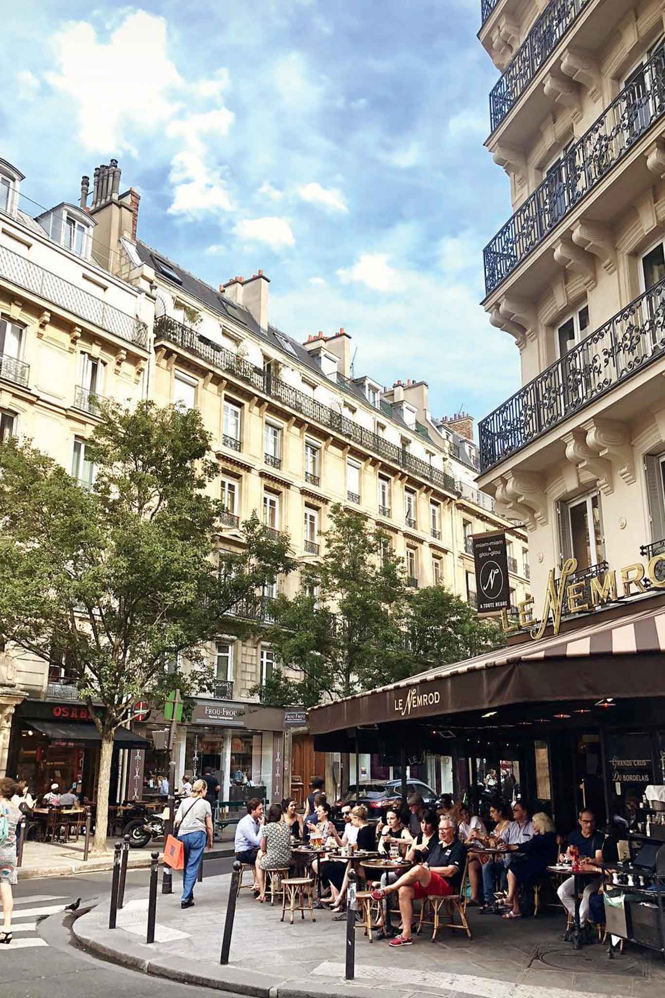 »Eine&nbsp;klassische Pariser Eckbrasserie, von der es wirklich viele gibt, aber dann doch nicht wirklich.«&nbsp;Le Nemrod, Paris, lenemrodparis.com