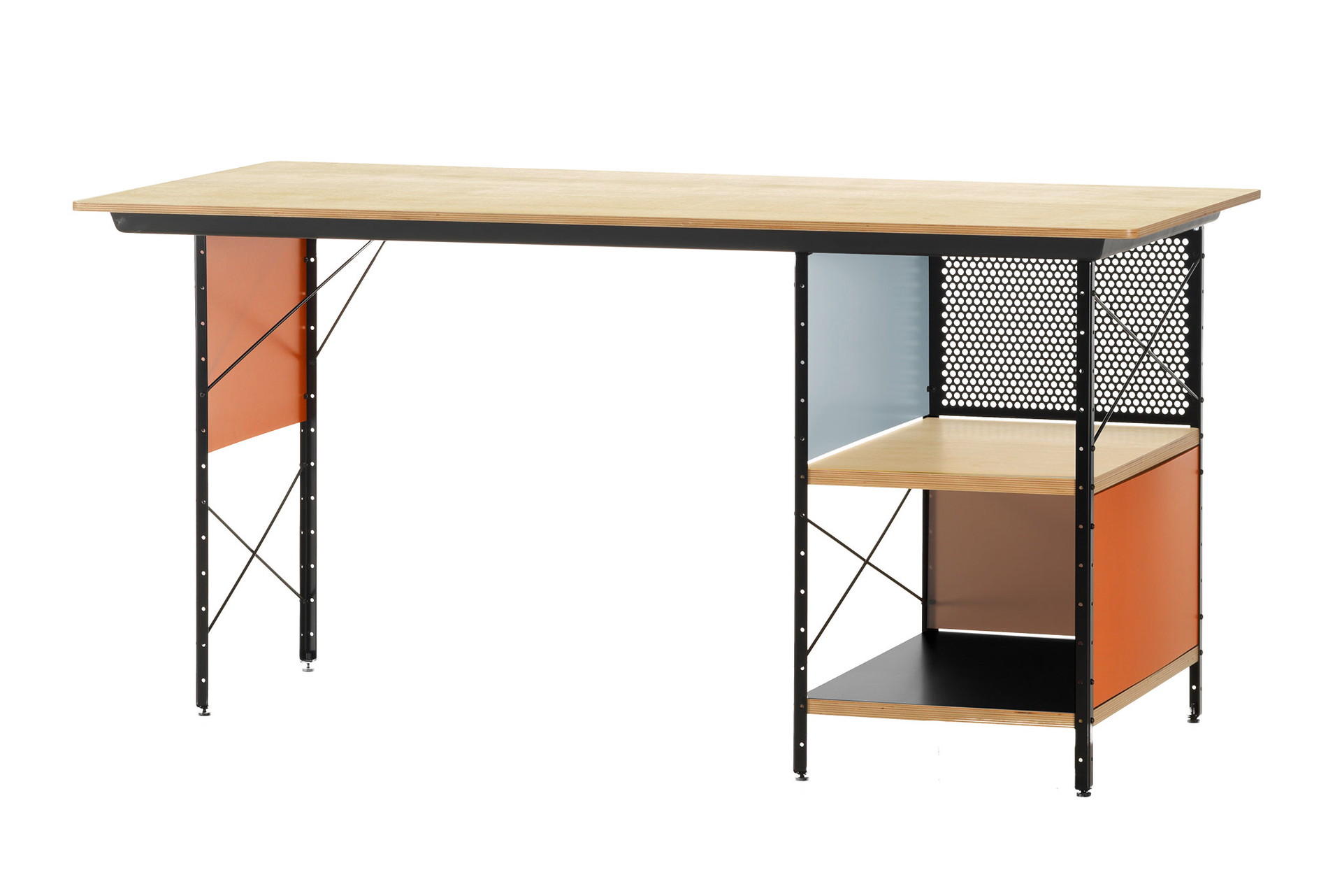 Der »Eames Desk Unit (EDU)« wurde nach Prinzipien industrieller Serienproduktion fabriziert. vitra.com