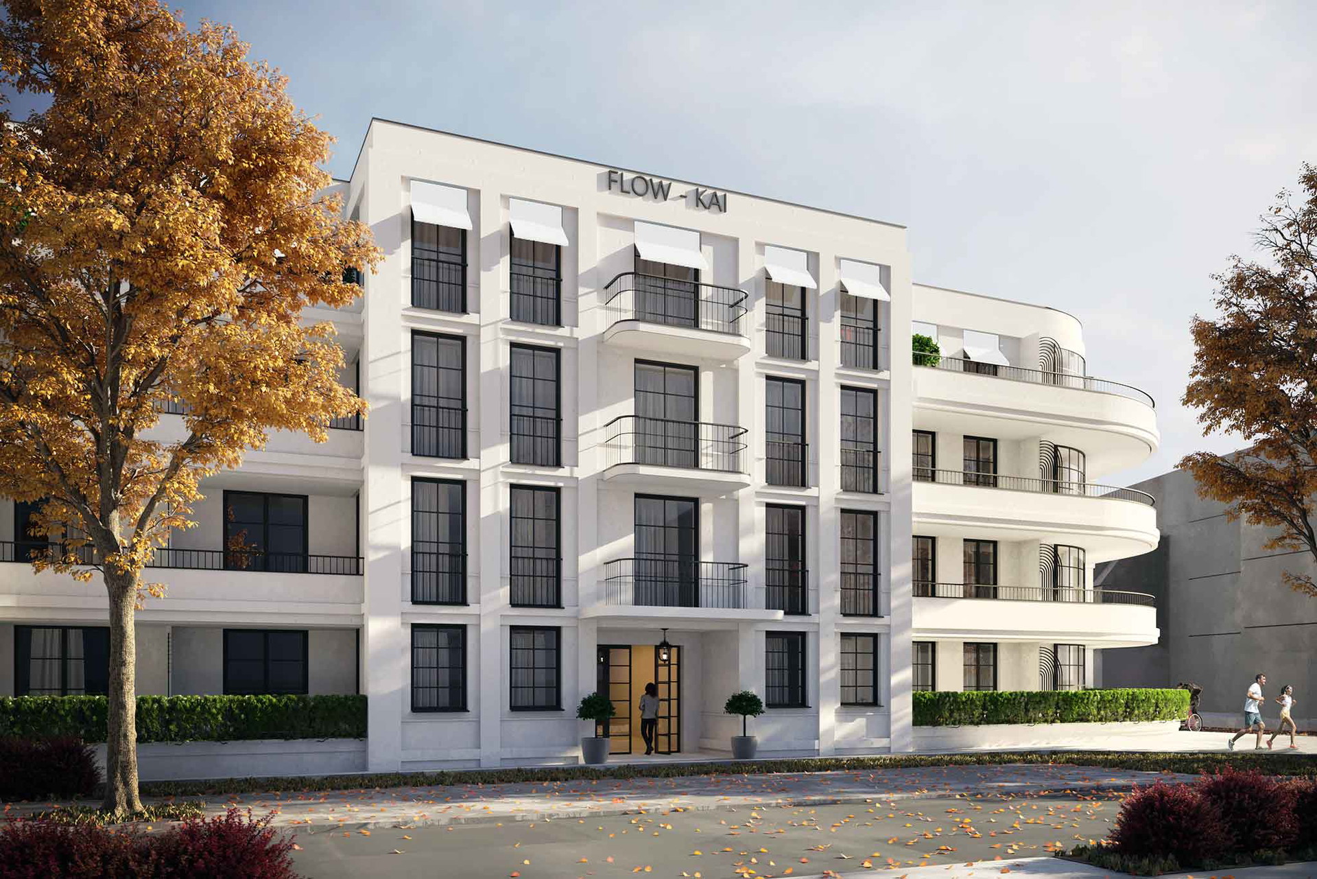 Flow Kai, Wiener Neustadt: Flow hat sich auf außergewöhnliche Liegenschaften in den Bundesländern spezialisiert. In Wr. Neustadt entsteht derzeit diese urbane Apartmenthaus mit 137 luxuriösen Stadtwohnungen inklusive Lobby, Fitness-Studio und Garage. Mit 30 bis 60 Quadratmetern sind die Wohnungen kompakt geschnitten. Geplante Fertigstellung 2020. fl-w.at