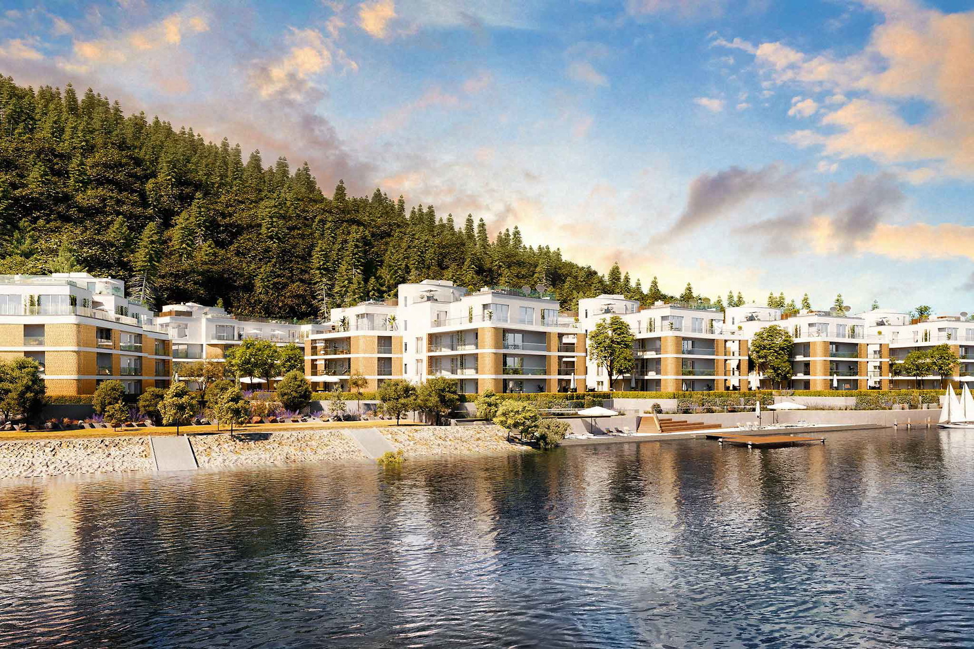 The Shore, Wien-Kahlenbergerdorf: Auf der Suche nach Urlaubsfeeling zwischen Donau und den Wiener Hausbergen? Im Wohnprojekt »The Shore«, erste Uferreife fußfrei, sind aktuell noch knapp 100 Wohnungen mit zwei bis sieben Zimmern zu haben. Die Quadratmeterpreise starten bei 6.000 Euro. theshore.at, wk-development.com, alexdiem.com

