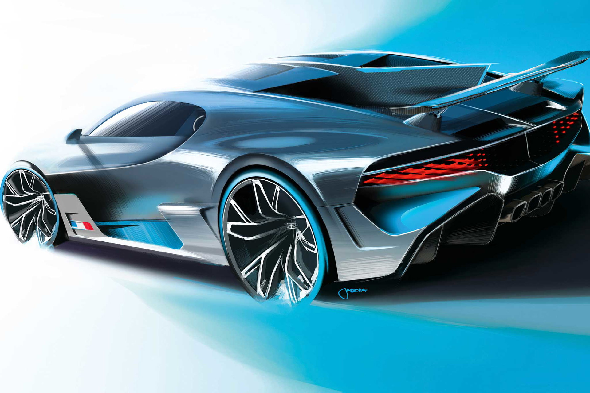 Der französische Sportwagenhersteller Bugatti hat immer schon mit Superlativen auf sich aufmerksam gemacht. Bei der neuen Studie »Divo« werden insgesamt 44 Stahlteile im Bereich Motor, Fahrwerk, Getriebe und Bremssystem im 3D-Druckverfahren geprintet. Auf diese Weise kann das Gewicht der einzelnen Komponenten um bis zu 40 Prozent reduziert werden. bugatti.com