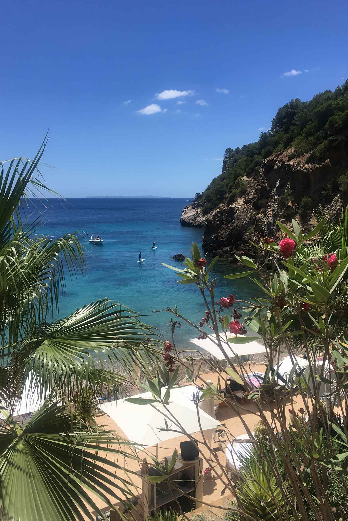 Ausblick vom Amante Beach Club.&nbsp;amanteibiza.com
