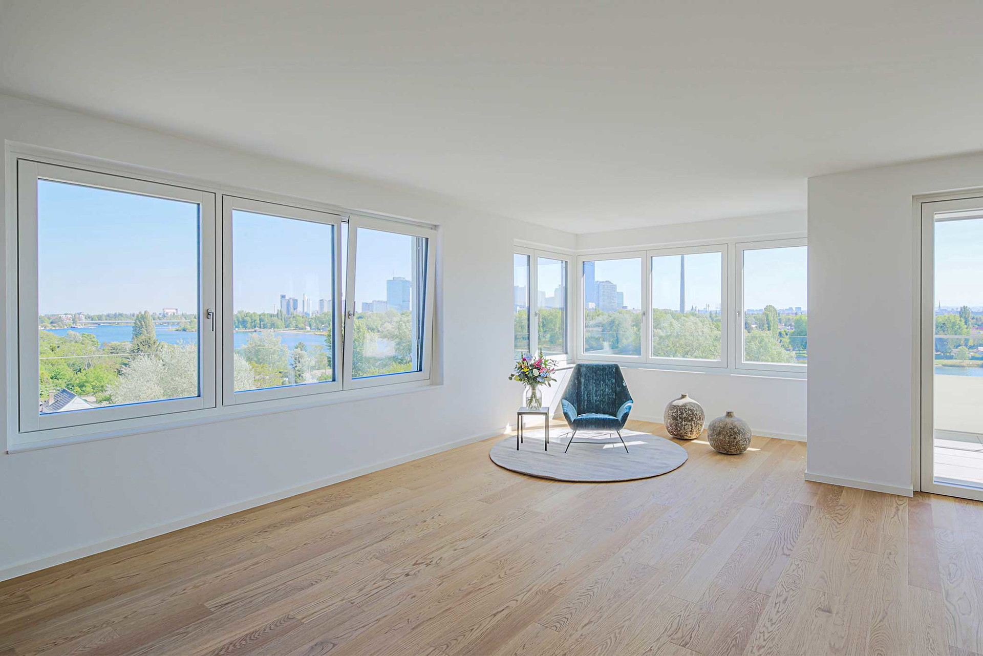 Das Flybridge-Apartment an der Alten Donau.