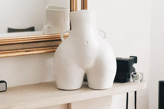 Anissa Kermiche - Love Handles Vase White Matte&nbsp;