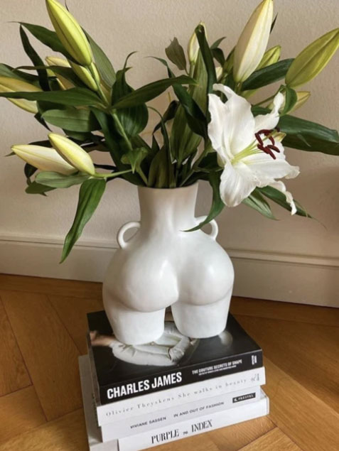 Anissa Kermiche - Love Handles Vase White Matte&nbsp;
