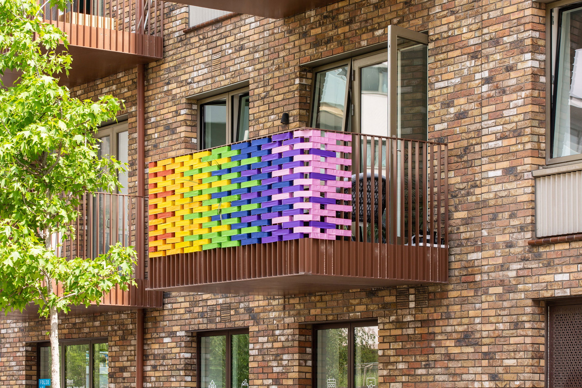 Der Prototyp von Andrew Morris: sein Balkon.