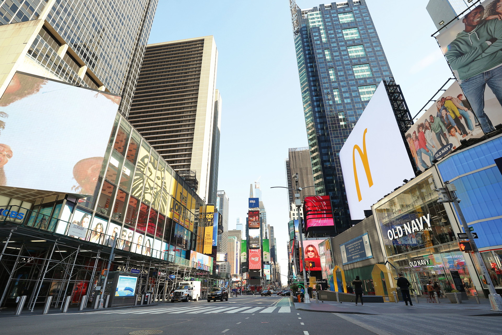 Ein seltenes Bild vom Big Apple: New York City zählt zu den quirligsten Städten der Welt. Seit dem Beginn der Corona-Pandemie jedoch weht auch in Manhattan ein anderer Wind. Woche für Woche landen 550&nbsp;Immobilienobjekte auf dem Markt. Das sind doppelt so viele wie in anderen Jahren.&nbsp;