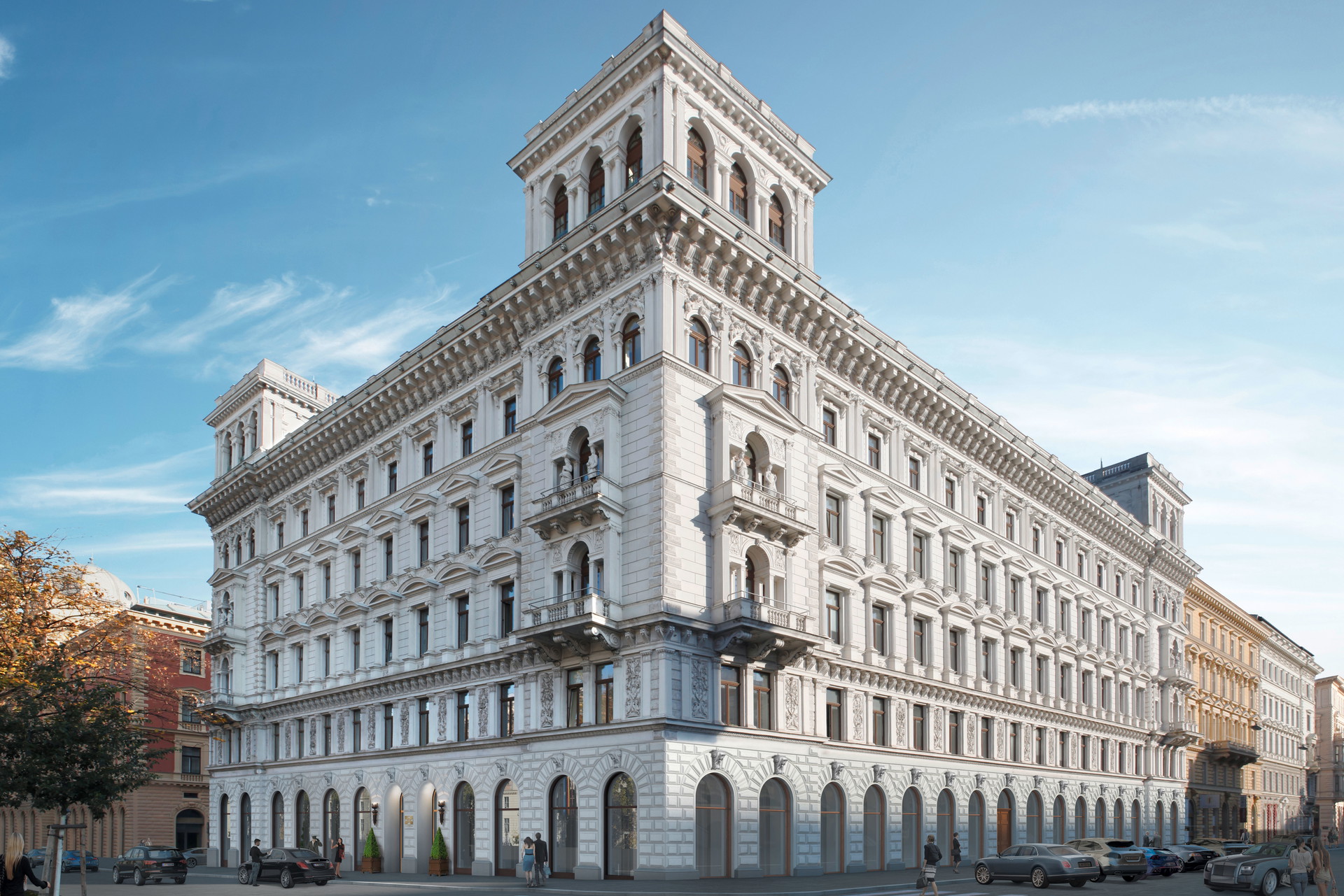 Palais Schottenring: Wer im Palais in einer der Luxuswohnungen oder den Penthouses stilvoll wohnt, der möchte auch entsprechend betreut werden. Deshalb beginnt der Service-Gedanke gleich beim Betreten des Gebäudes. Im »Palais Schottenring« steht den Bewohnerinnen und Bewohnern 24/7 ein Concierge-Service zur Verfügung – für ihre individuellen täglichen Bedürfnisse. palais-schottenring.com