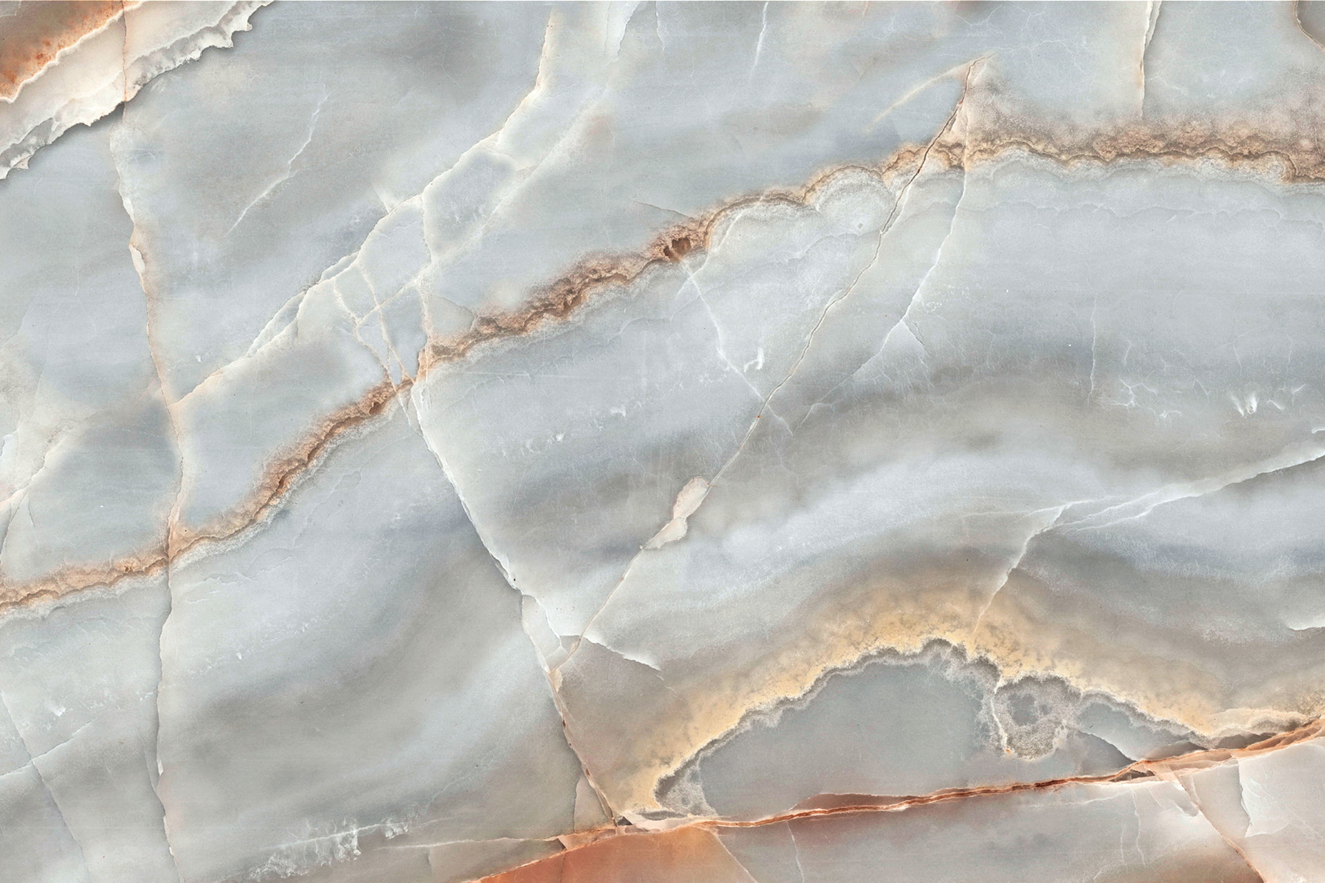 Onyx:&nbsp;Onyx ist einer der schönsten und teuersten Natursteine der Welt. Da das durchscheinende Material aber sehr anfällig für Kratzer und Schäden ist, wird er vor allem im Innenraum eingesetzt. Die berühmteste und teuerste Onyx-Wand findet sich in der »Villa Tugendhat« in Brünn, die Ludwig Mies van der Rohe 1930 fertiggestellt hat.&nbsp;