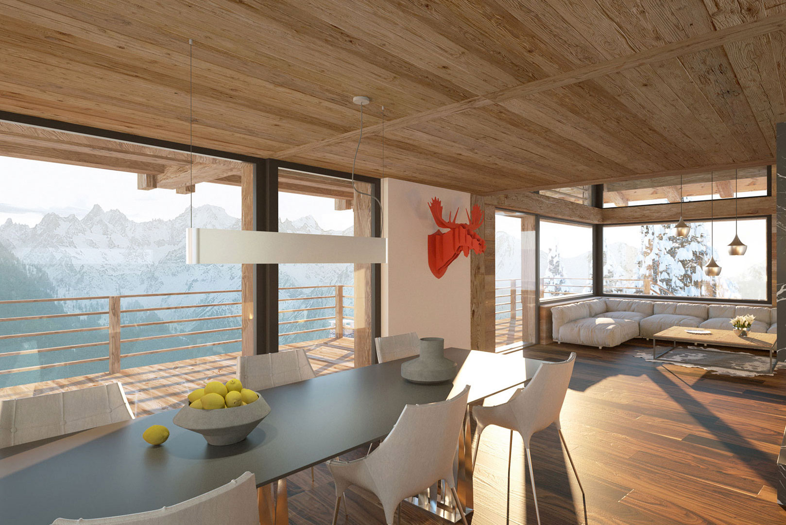 Chalet Juno, VERBIER: Verbier im Schweizer Kanton Wallis verfügt über das größte Ski-gebiet der Schweiz und auch über einige der schönsten Chalets. Bestes Beispiel ist das »Chalet Juno«, ein Neubau, der mit Holz-fassade, Schieferdach und Steinmauern rurale Schweizer Architektur zitiert. Im Inneren warten auf 500 m2 unter anderem vier Schlafzimmer und ein Spa-Bereich mit eigenem Indoor-Pool, der mit einem sagenhaften Blick auf die schneesicheren Berge aufwartet. Preis auf Anfrage. investorsinproperty.com