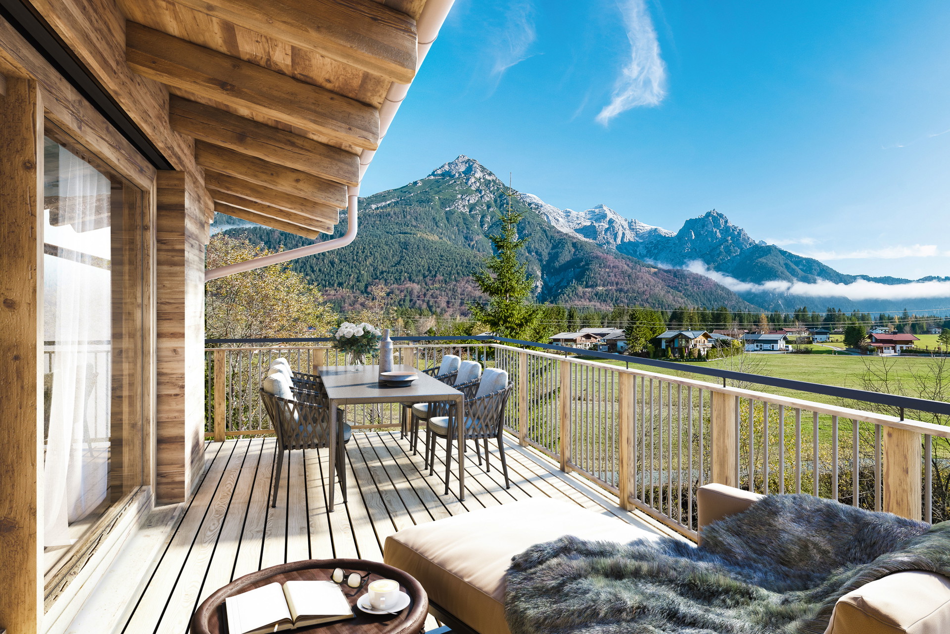 Chaletdorf Schartental, St. Ulrich/Pillersee:&nbsp;Dieses hochwertig und sorgfältig gebaute Chalet liegt strategisch günstig an der Grenze zwischen Tirol und Salzburg. Gleich mehrere Skigebiete (unter anderem Saalbach-Hinterglemm) sind in unmittelbarer Nähe. Mehr noch: Die Region um - den Pillersee gilt als Winterwander- und Langlauf-Eldorado, vor allem für Familien. Das Chalet selbst überzeugt mit seinem cleveren Raumkonzept, umgesetzt auf circa 312 m2 Nutzfläche inklusive großzügigem Balkon und weitläufiger Ter-rasse mit herrlichem Bergblick. Preis auf Anfrage. remax.at