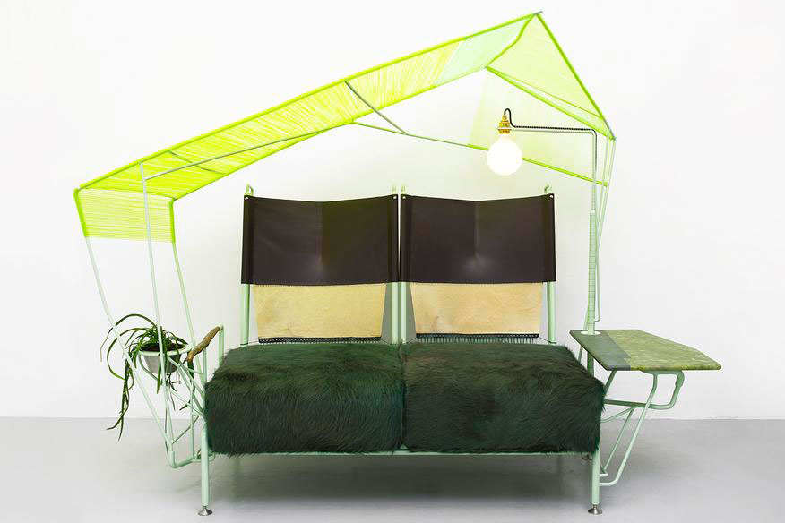 Grass Green Settee, 2020